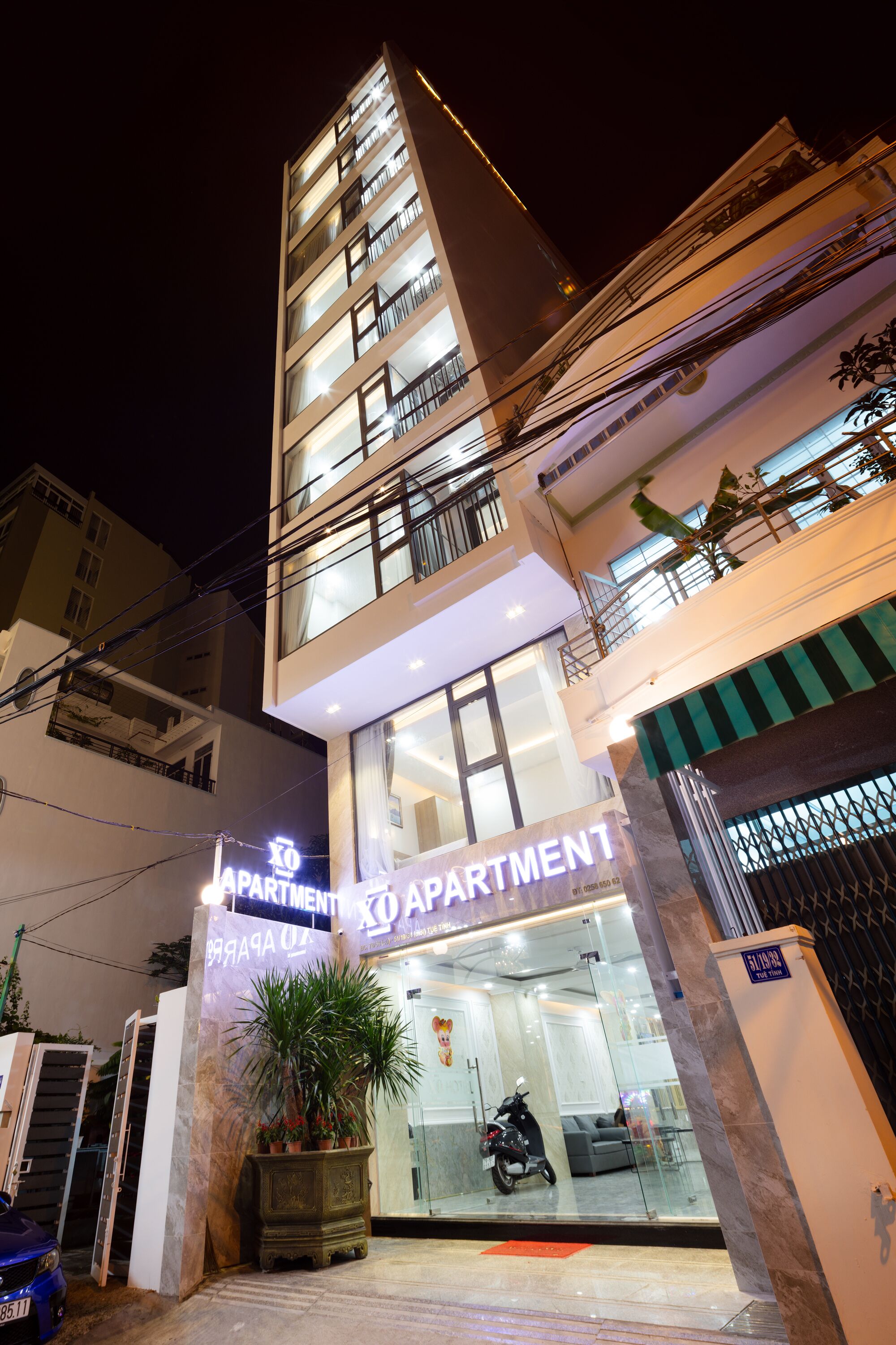 Fassade der Unterkunft