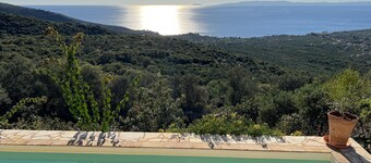 Sonnenuntergänge vom Pool