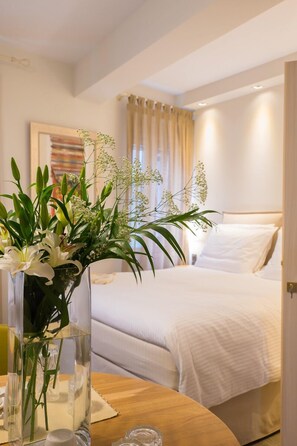Deluxe Studio (Hermes) | Laptop workspace, soundproofing, free WiFi - Villa Vilielmini (Ioannina)
