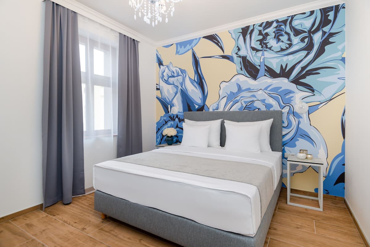 Design appartement (205-405) | 2 slaapkamers, luxe beddengoed, geluiddichte muren