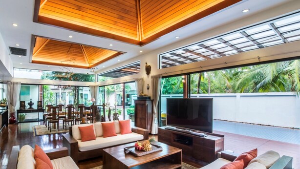 Villa | Living area | LCD TV - VillaSoraya (Kamala)