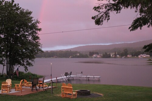 Majestic recreational Lodging w/ Snowmobile and Side x Side rentals on Long Lake