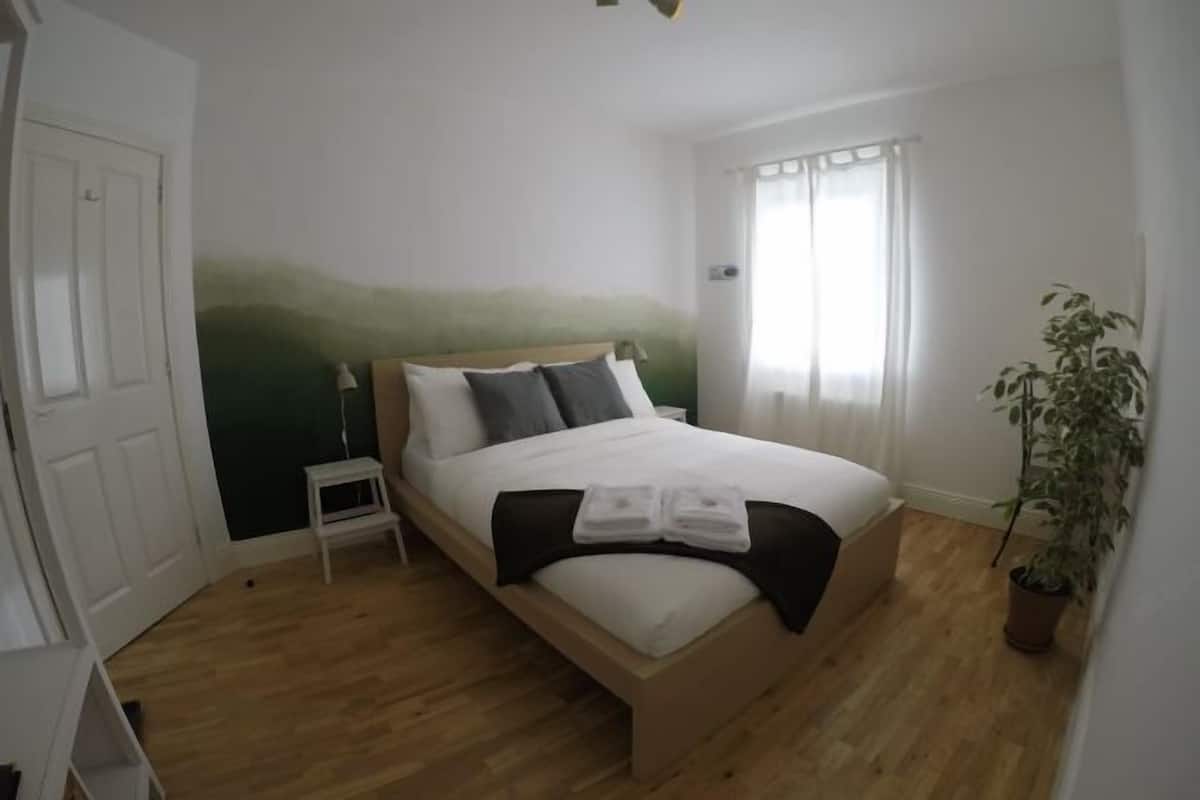 Memory foam beds, individually decorated, individually furnished