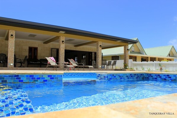 Outdoor pool - Located in a quiet, gated community . RELAX AND ESCAPE WITH US (Canaan, Tobago)