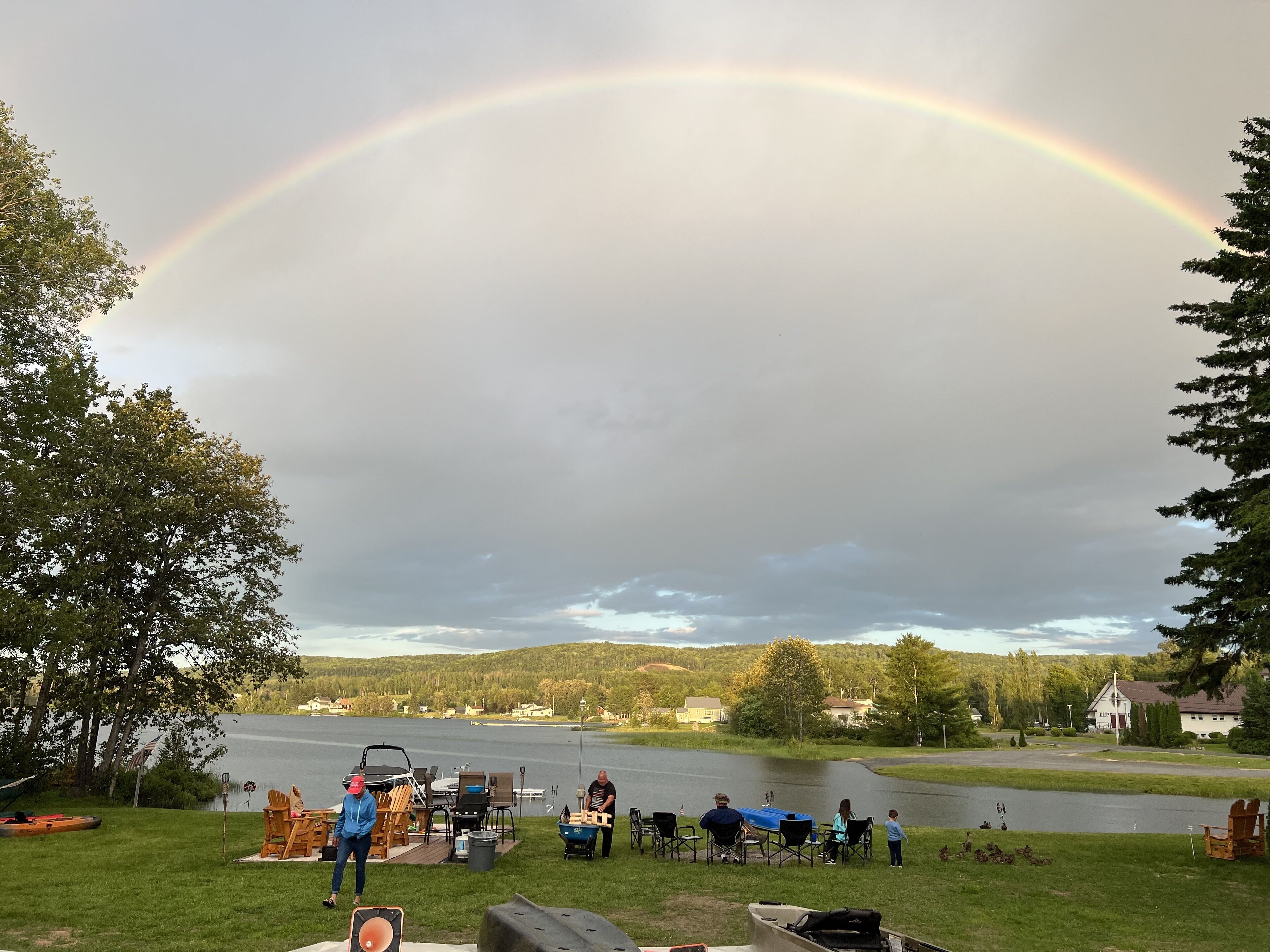 Comfortable Majestic recreational Lodge located on Long Lake in Sinclair Maine