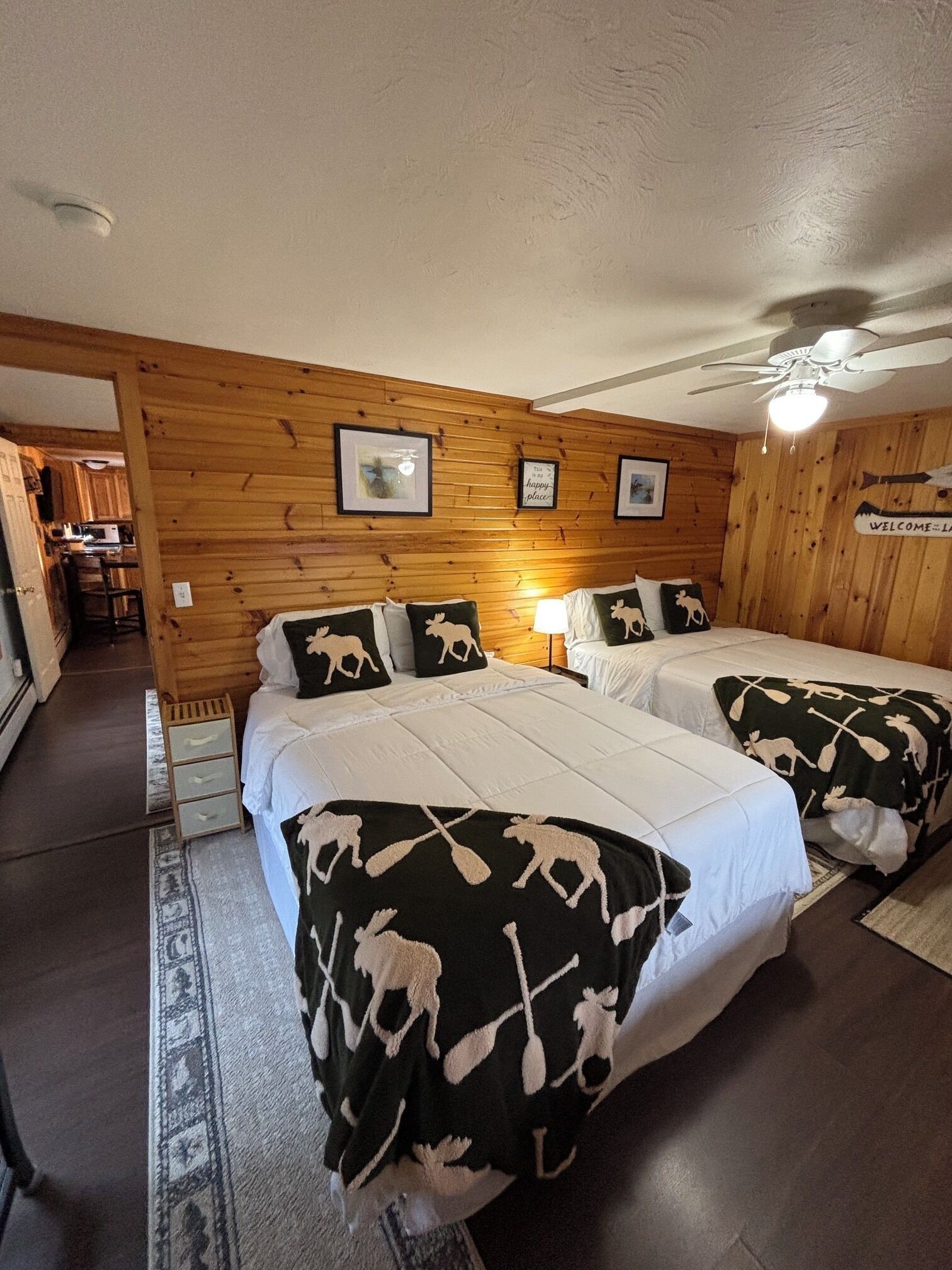 2 chambres, Wi-Fi, literie fournie