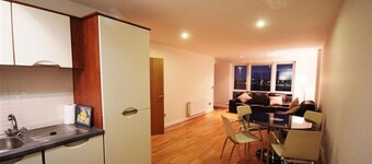 Schönes Schlafzimmer sauber