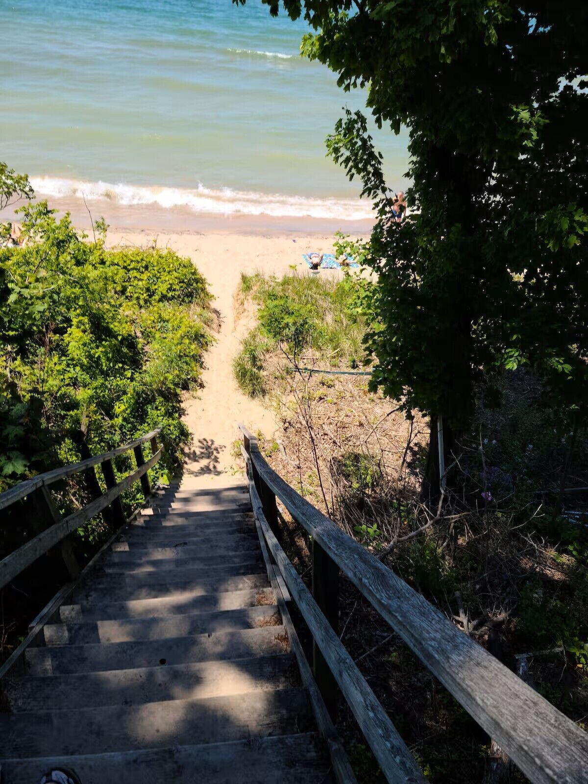 In Strandnähe, Liegestühle