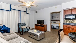 1 bedroom, free internet