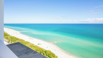 Vue sur la plage/l’océan