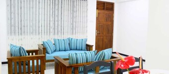 Close to beach, super markets, banks , railway & bus stations