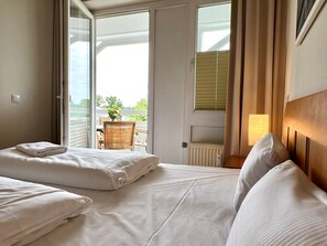 2 Schlafzimmer, Reisekinderbett, WLAN, Bettwäsche