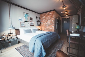 1 bedroom, desk, WiFi, bed sheets - Business class double room - Fliegerdeich Hotel & Restaurant (Wilhelmshaven)