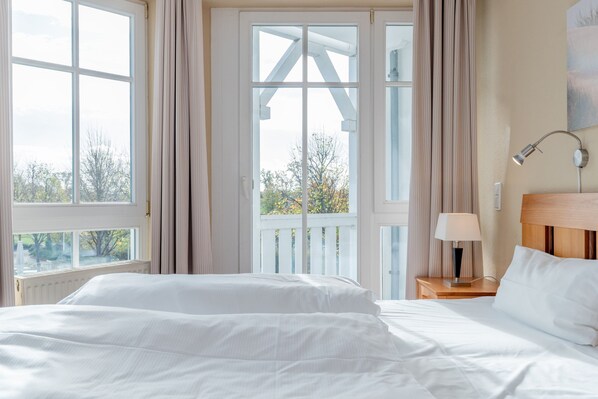 2 Schlafzimmer, Reisekinderbett, WLAN, Bettwäsche