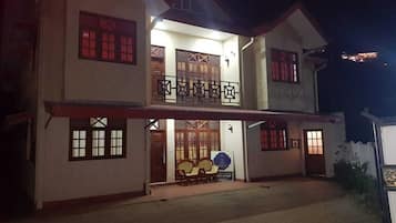 Front of property – evening/night
