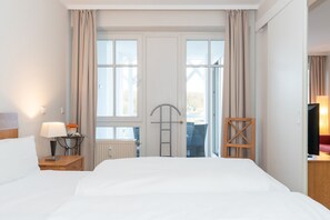 2 Schlafzimmer, Reisekinderbett, WLAN, Bettwäsche