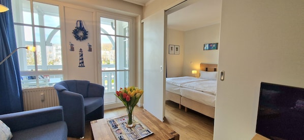 2 quartos, berço de viagem, Wi-Fi, roupa de cama