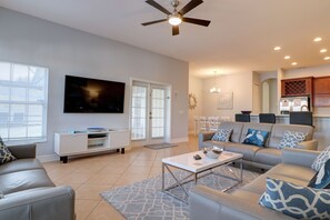 Smart TV, video game console, DVD player, ping pong