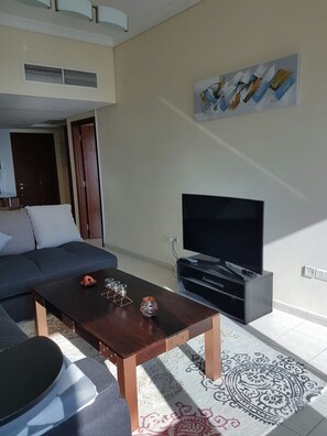 Comfort-Apartment | Wohnbereich | LCD-Fernseher