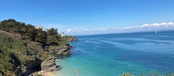 Modern family house with terrace and sea views