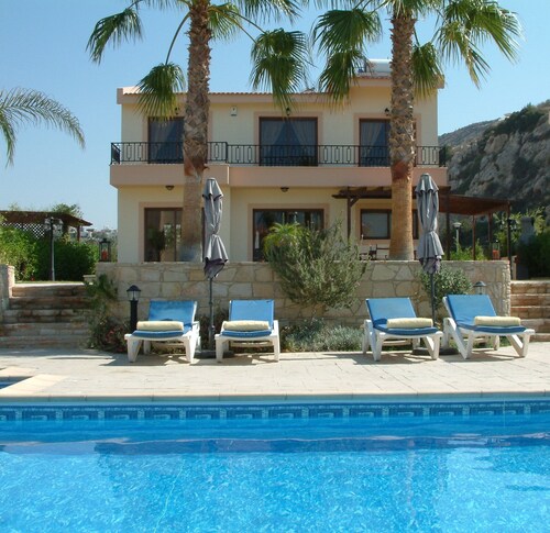 Zeus Villa. Three bedroom villa with private big pool and landscaped garden .
