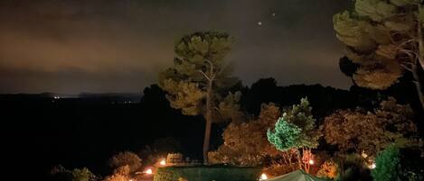 Piscina externa, piscina aquecida