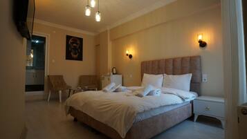 Quarto casal luxo | Roupas de cama premium, individualmente decorados