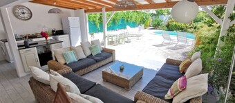 Villa G032 à Saint François 2 ch piscine privée