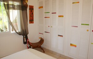 2 bedrooms, in-room safe, iron/ironing board, WiFi