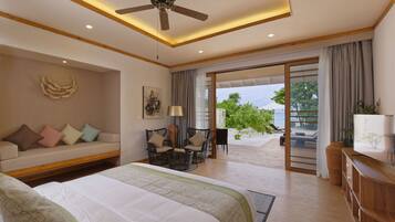 Ropa de cama de alta calidad, caja fuerte, mobiliario individual