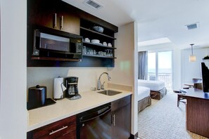 Interior - Ocean View Studio - Overlooking the Boardwalk and Beach! (Virginia Beach)
