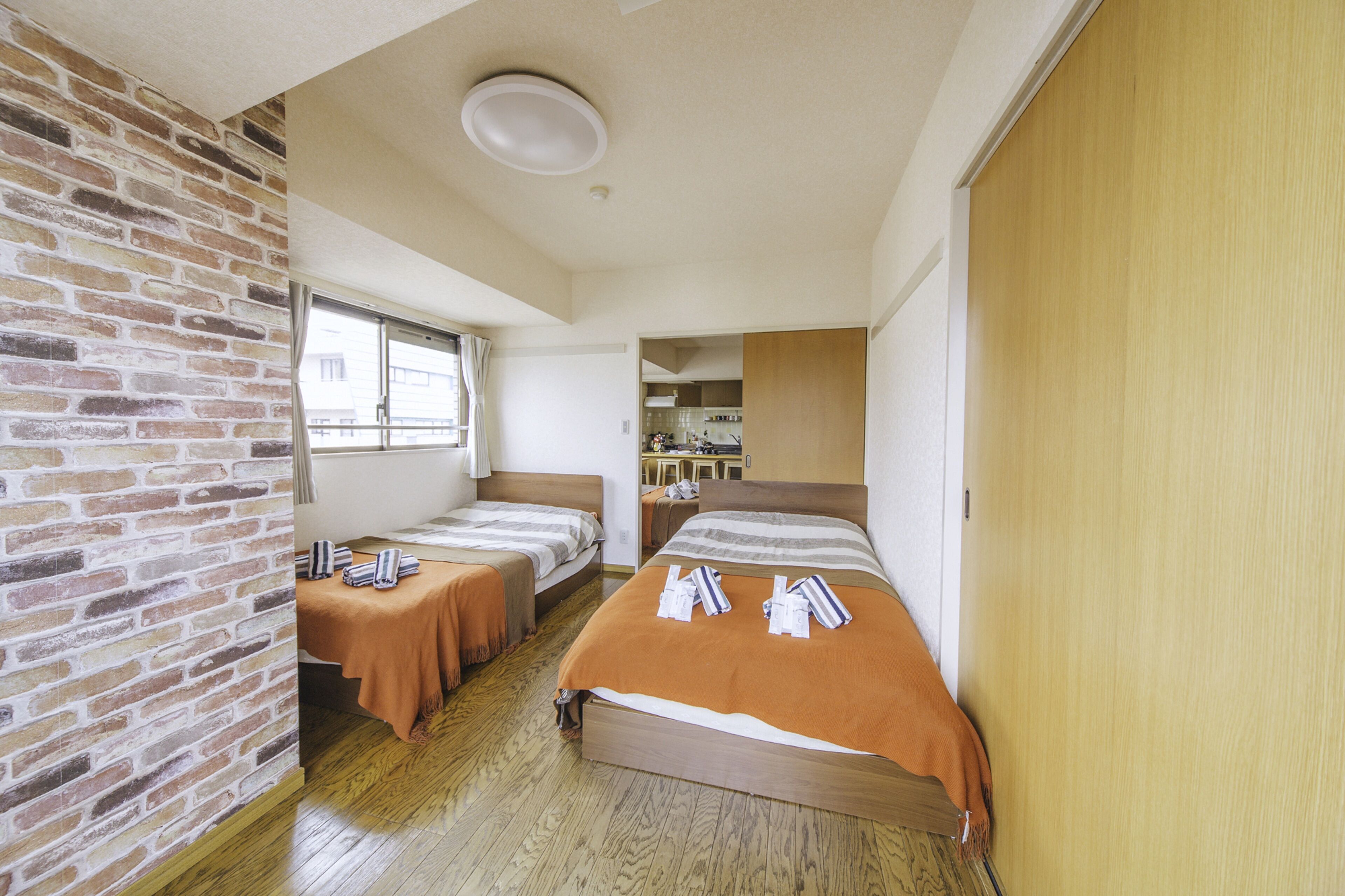 Departamento (Nestle Tokyo Deluxe Akihabara 01) | 2 habitaciones y wifi gratis 