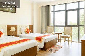 Deluxe Twin Room, 2 Double Beds, City View | Minibar, desk, laptop workspace, free WiFi - S79 Anh Duc Hotel 2 (Ho Chi Minh City)