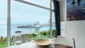 Uitzicht vanuit accommodatie