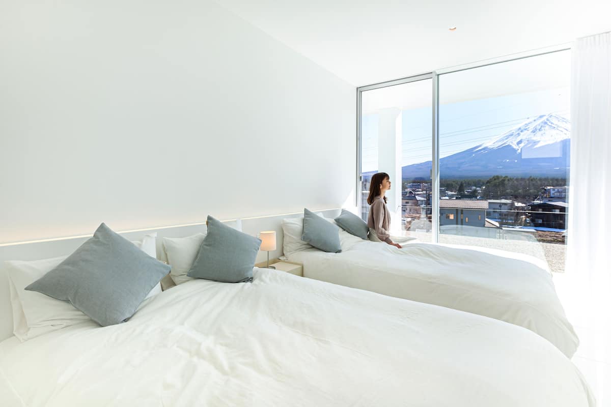 Executive-Suite, Bergblick (THE GARDEN, Mount Fuji) | 2 Schlafzimmer, Daunenbettdecken, schallisolierte Zimmer
