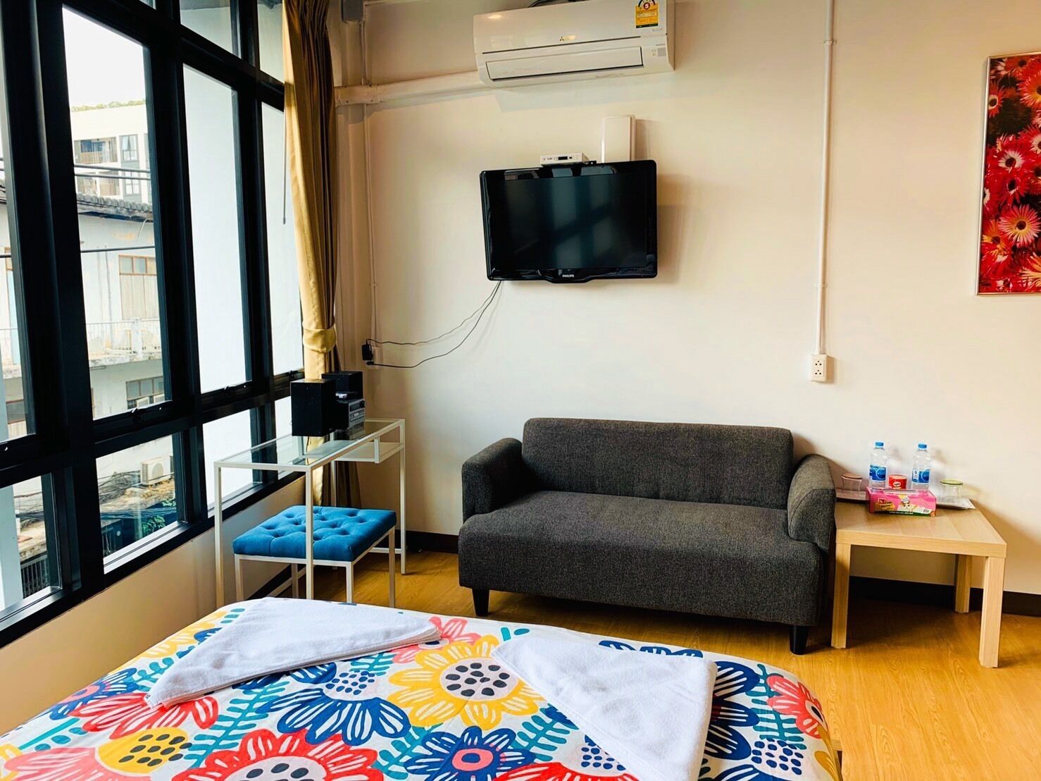 Kamer | Verduisterende gordijnen, een strijkplank/strijkijzer, gratis wifi