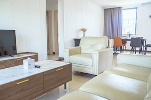 Living area - Phoenix Apartment by LINK (Kigali)