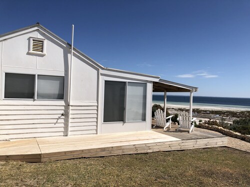 LITTLE WHITE SHACK on the beach, Hardwicke Bay, Yorke Peninsular