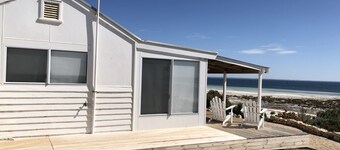 LITTLE WHITE SHACK on the beach, Hardwicke Bay, Yorke Peninsular