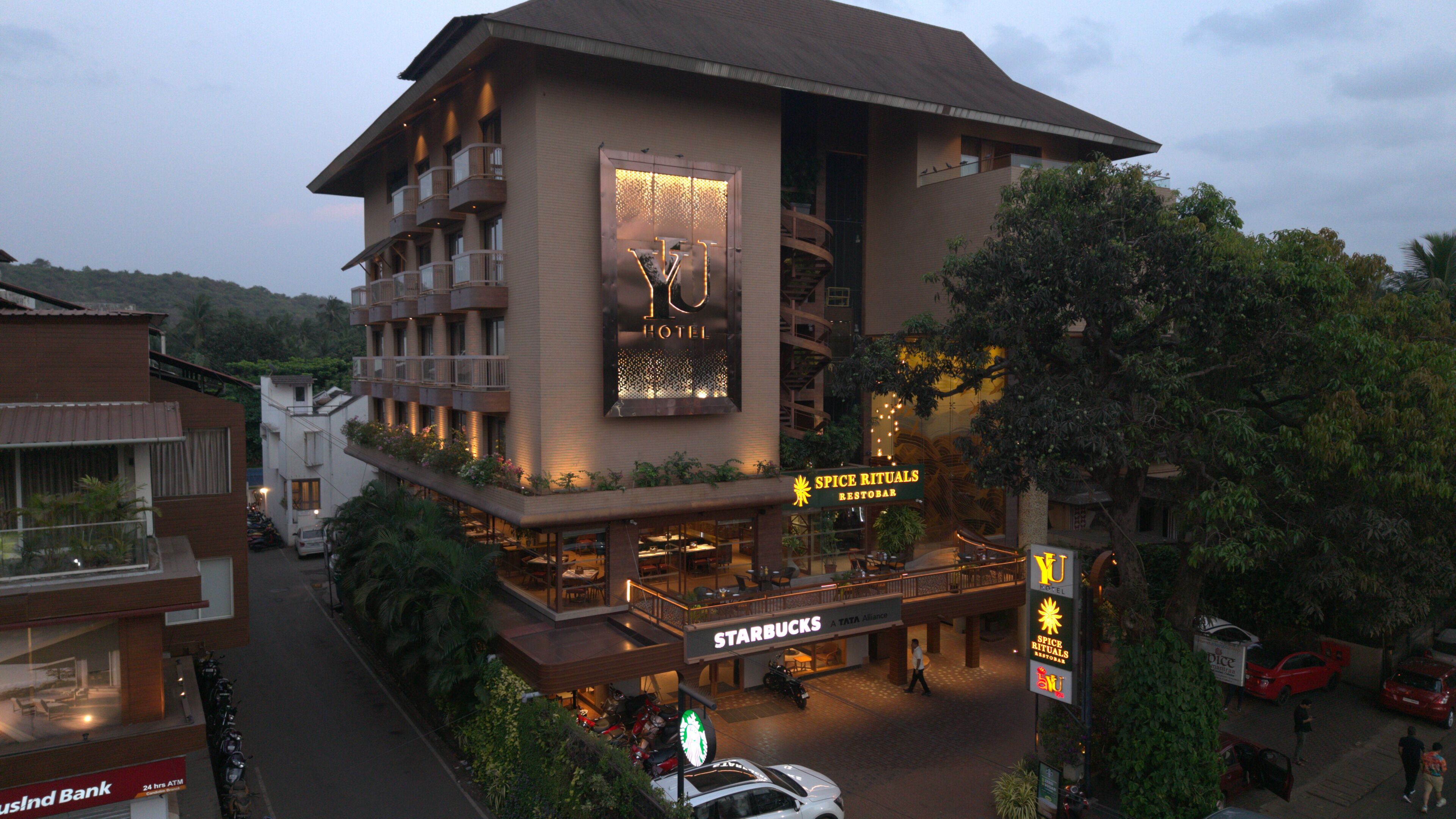 Façade de l’hébergement