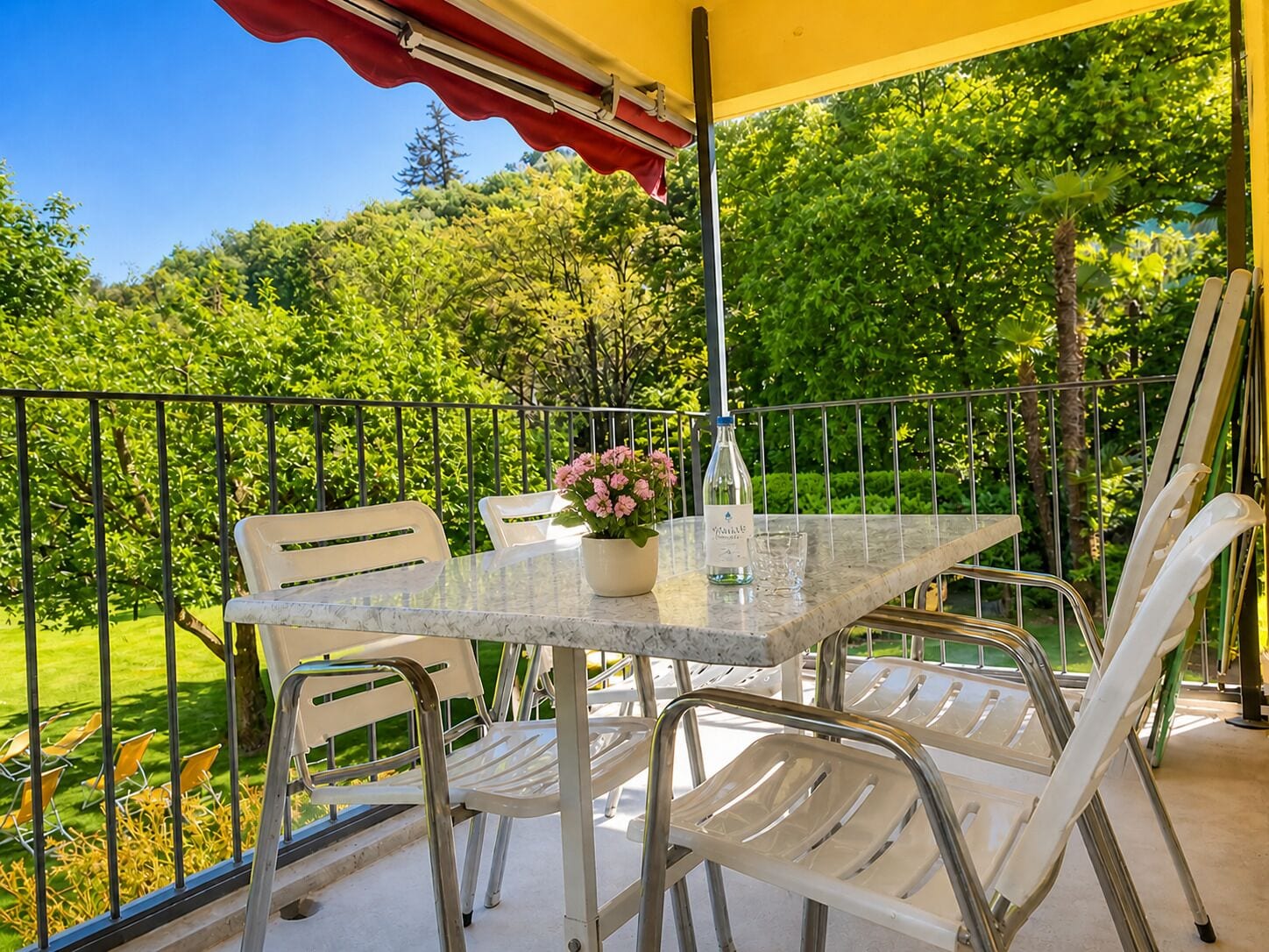 Appartement, balcon, vue jardin | Terrasse/Patio