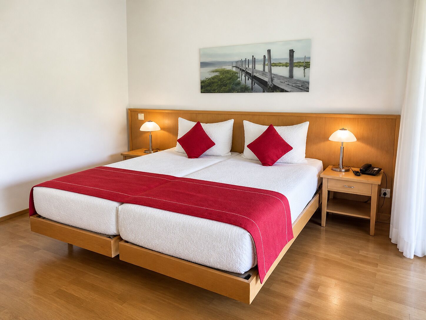 Doppelzimmer, Balkon, Gartenblick