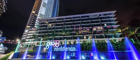 Voorkant van accommodatie