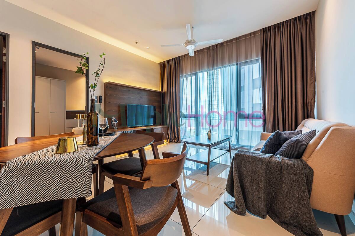 Premier Suite, 2 Bedrooms, Non Smoking | Living area | 43-inch flat-screen TV with cable channels, TV, ping pong