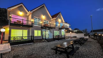 Front of property - evening/night