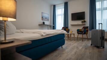1 habitación y ropa de cama hipoalergénica