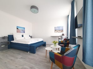 Literie hypoallergénique, coffres-forts dans les chambres