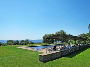 Pool - Beautiful apartment in villa for 2 guests with pool, TV, terrace and pets allowed (Staccionato)