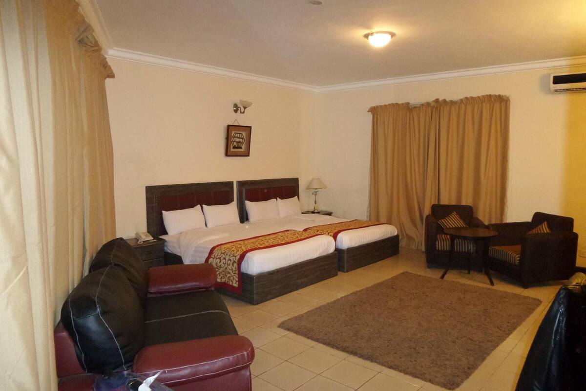 classic room | in-room safe, desk, laptop workspace, iron/ironing board