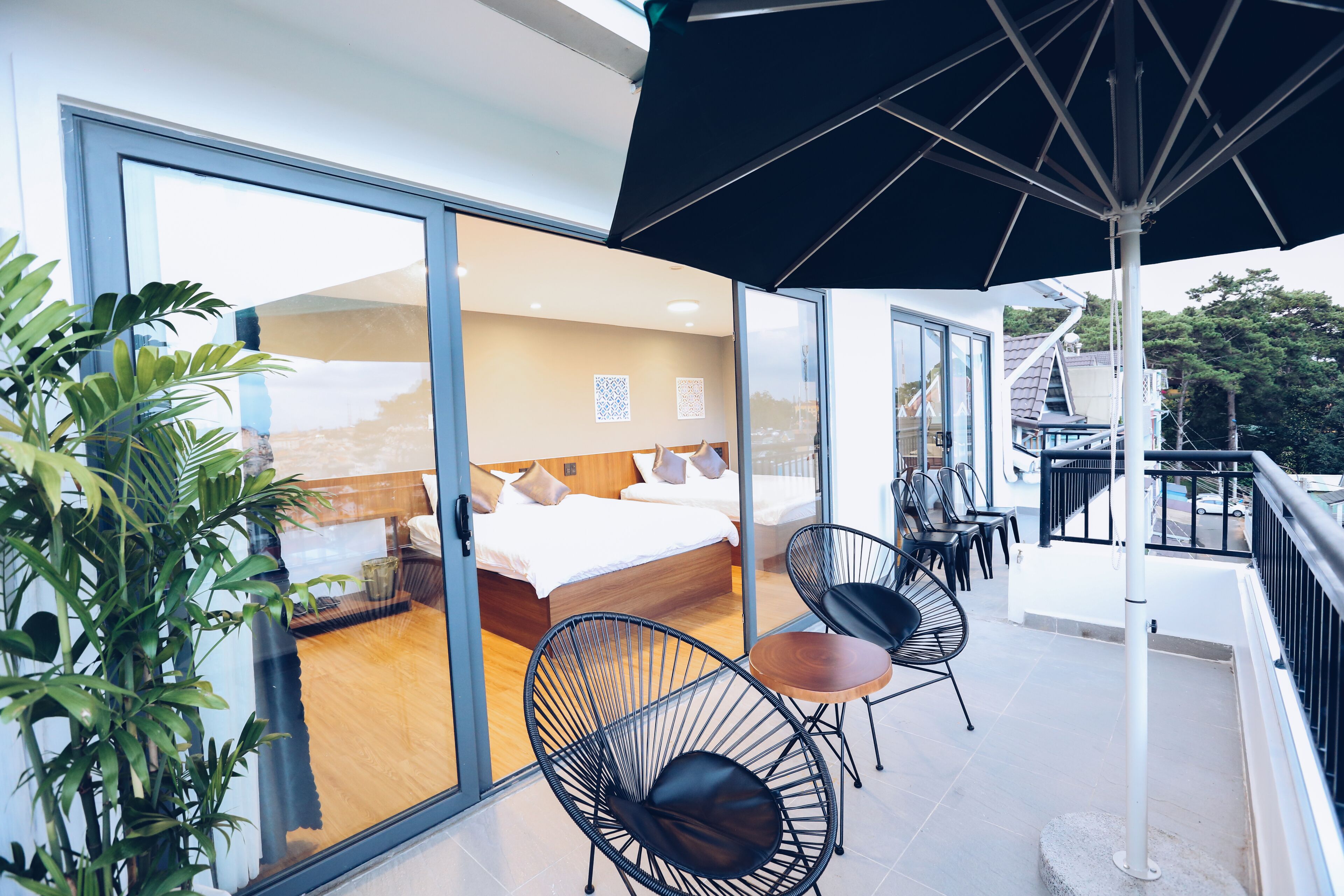 Panoramic Studio, City View | Balcony view